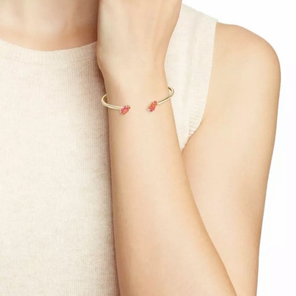 Price Firm Kendra Scott Opal Jackson Cuff Bracelet - Picture 4 of 8